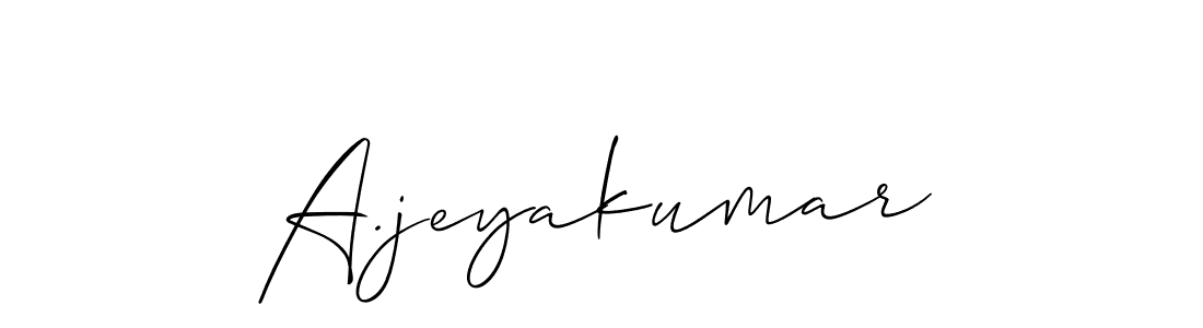 You can use this online signature creator to create a handwritten signature for the name A.jeyakumar. This is the best online autograph maker. A.jeyakumar signature style 2 images and pictures png