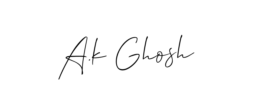 This is the best signature style for the A.k Ghosh name. Also you like these signature font (Allison_Script). Mix name signature. A.k Ghosh signature style 2 images and pictures png