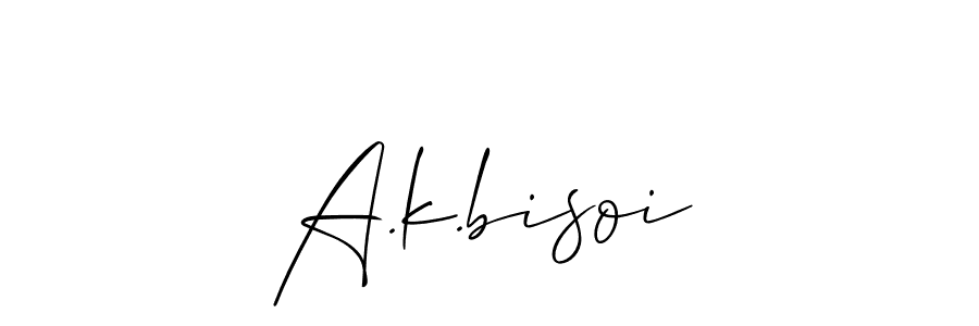 A.k.bisoi stylish signature style. Best Handwritten Sign (Allison_Script) for my name. Handwritten Signature Collection Ideas for my name A.k.bisoi. A.k.bisoi signature style 2 images and pictures png