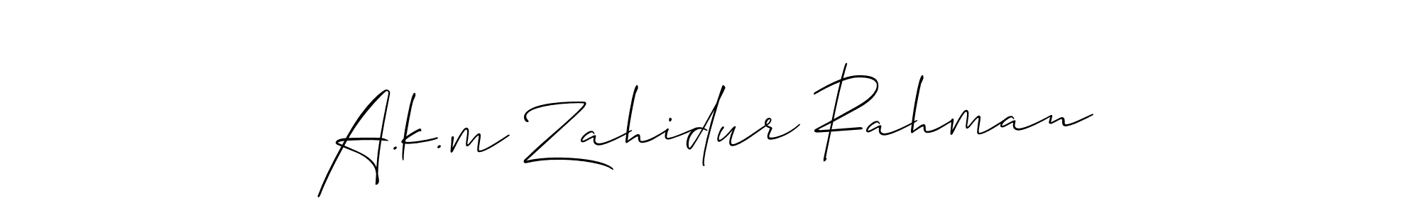 This is the best signature style for the A.k.m Zahidur Rahman name. Also you like these signature font (Allison_Script). Mix name signature. A.k.m Zahidur Rahman signature style 2 images and pictures png