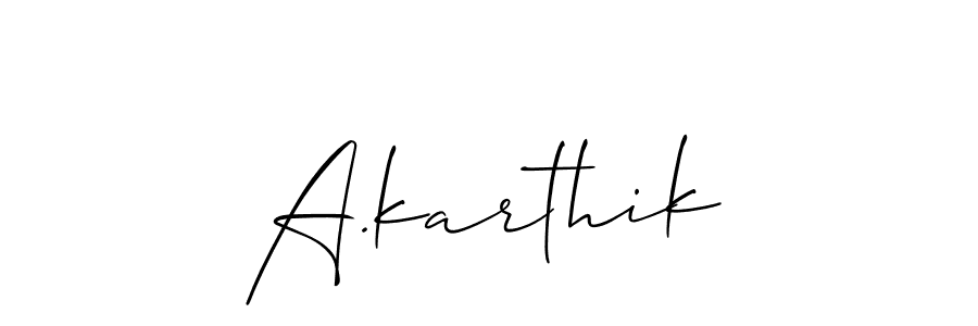 Here are the top 10 professional signature styles for the name A.karthik. These are the best autograph styles you can use for your name. A.karthik signature style 2 images and pictures png