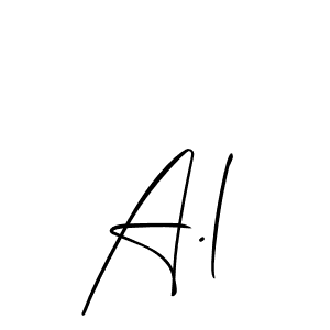 Here are the top 10 professional signature styles for the name A.l. These are the best autograph styles you can use for your name. A.l signature style 2 images and pictures png