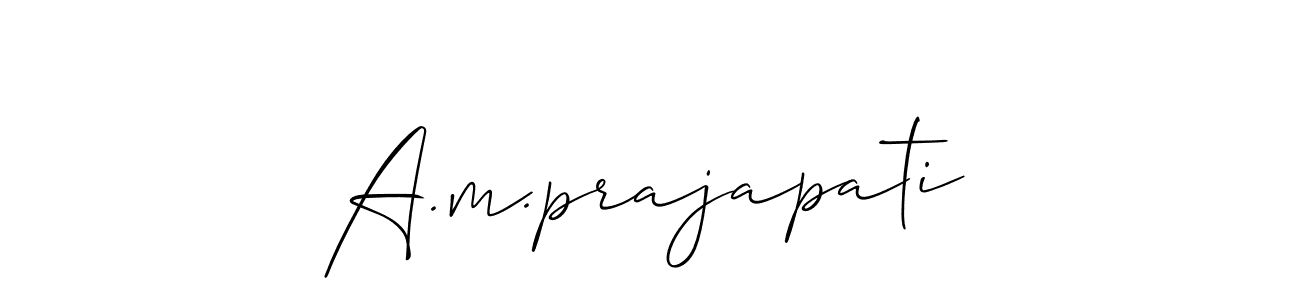 You can use this online signature creator to create a handwritten signature for the name A.m.prajapati. This is the best online autograph maker. A.m.prajapati signature style 2 images and pictures png