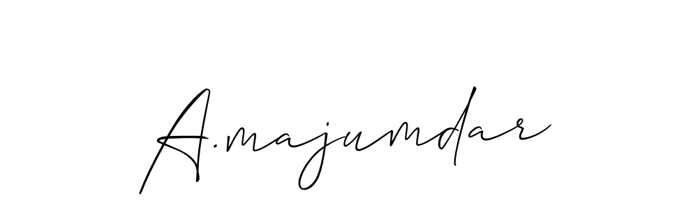 Also we have A.majumdar name is the best signature style. Create professional handwritten signature collection using Allison_Script autograph style. A.majumdar signature style 2 images and pictures png