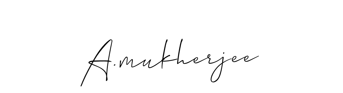 How to Draw A.mukherjee signature style? Allison_Script is a latest design signature styles for name A.mukherjee. A.mukherjee signature style 2 images and pictures png