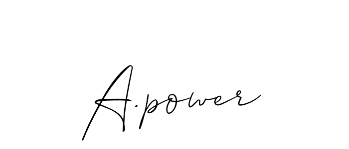 Once you've used our free online signature maker to create your best signature Allison_Script style, it's time to enjoy all of the benefits that A.power name signing documents. A.power signature style 2 images and pictures png