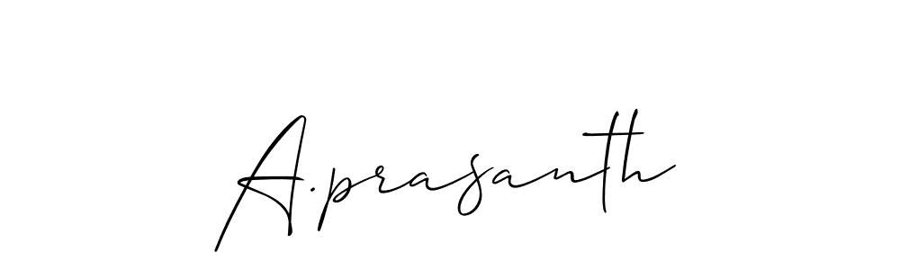 You can use this online signature creator to create a handwritten signature for the name A.prasanth. This is the best online autograph maker. A.prasanth signature style 2 images and pictures png