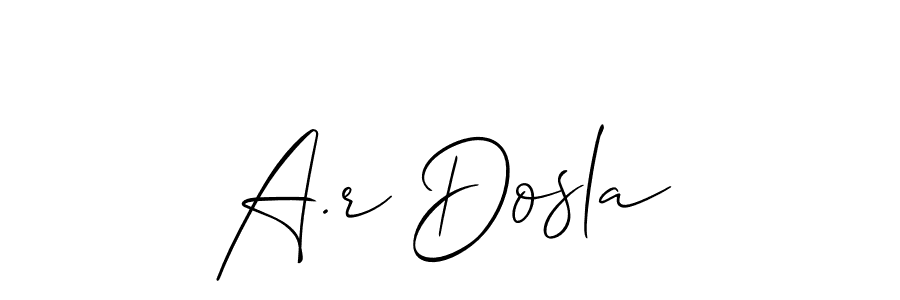 Here are the top 10 professional signature styles for the name A.r Dosla. These are the best autograph styles you can use for your name. A.r Dosla signature style 2 images and pictures png