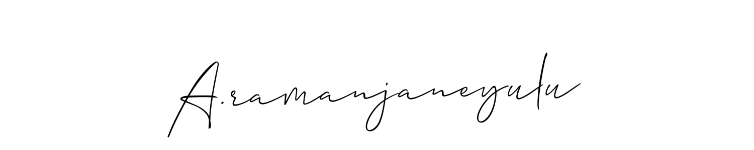 A.ramanjaneyulu stylish signature style. Best Handwritten Sign (Allison_Script) for my name. Handwritten Signature Collection Ideas for my name A.ramanjaneyulu. A.ramanjaneyulu signature style 2 images and pictures png