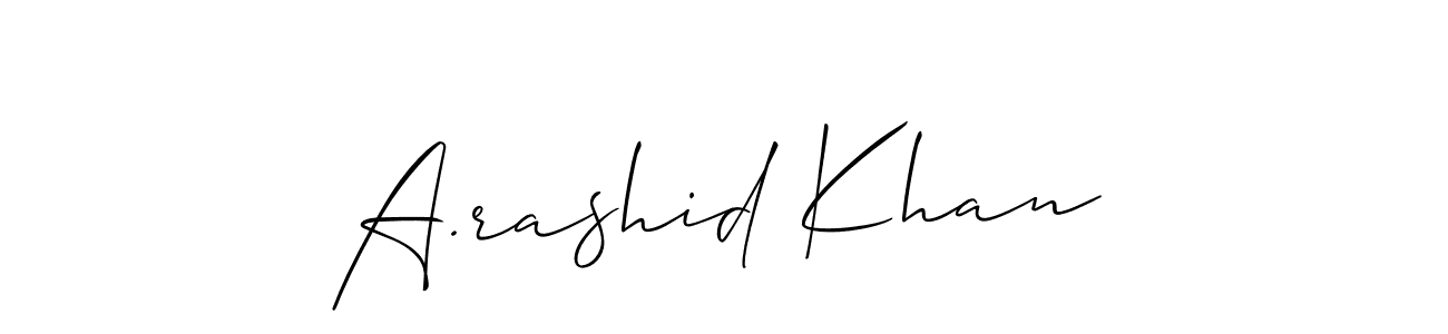 See photos of A.rashid Khan official signature by Spectra . Check more albums & portfolios. Read reviews & check more about Allison_Script font. A.rashid Khan signature style 2 images and pictures png