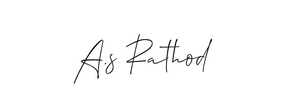 You should practise on your own different ways (Allison_Script) to write your name (A.s Rathod) in signature. don't let someone else do it for you. A.s Rathod signature style 2 images and pictures png