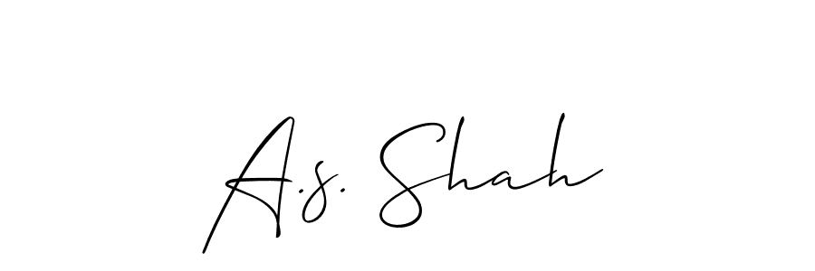 Here are the top 10 professional signature styles for the name A.s. Shah. These are the best autograph styles you can use for your name. A.s. Shah signature style 2 images and pictures png