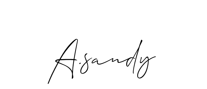 This is the best signature style for the A.sandy name. Also you like these signature font (Allison_Script). Mix name signature. A.sandy signature style 2 images and pictures png