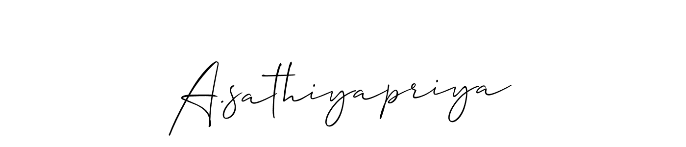 Here are the top 10 professional signature styles for the name A.sathiyapriya. These are the best autograph styles you can use for your name. A.sathiyapriya signature style 2 images and pictures png