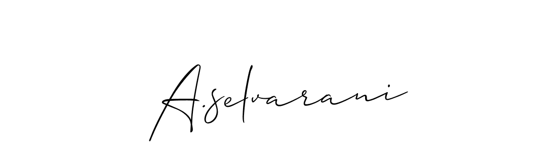 Once you've used our free online signature maker to create your best signature Allison_Script style, it's time to enjoy all of the benefits that A.selvarani name signing documents. A.selvarani signature style 2 images and pictures png