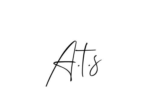 You can use this online signature creator to create a handwritten signature for the name A.t.s. This is the best online autograph maker. A.t.s signature style 2 images and pictures png