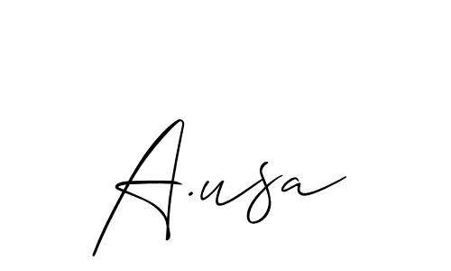 You can use this online signature creator to create a handwritten signature for the name A.usa. This is the best online autograph maker. A.usa signature style 2 images and pictures png
