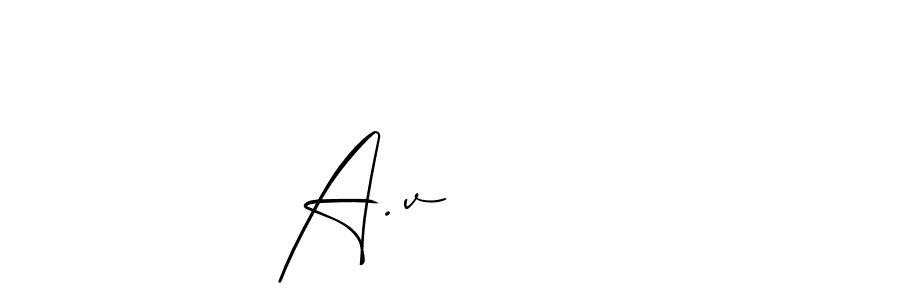 You can use this online signature creator to create a handwritten signature for the name A.v      . This is the best online autograph maker. A.v       signature style 2 images and pictures png