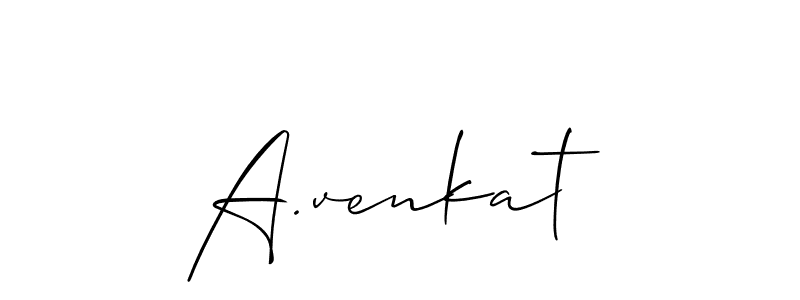 Once you've used our free online signature maker to create your best signature Allison_Script style, it's time to enjoy all of the benefits that A.venkat name signing documents. A.venkat signature style 2 images and pictures png