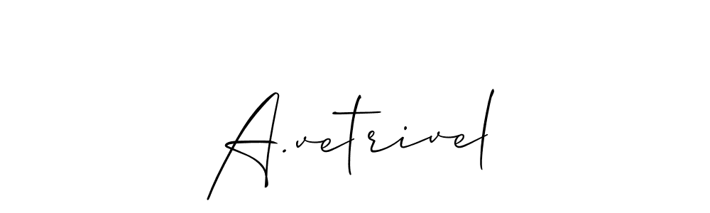 Check out images of Autograph of A.vetrivel name. Actor A.vetrivel Signature Style. Allison_Script is a professional sign style online. A.vetrivel signature style 2 images and pictures png