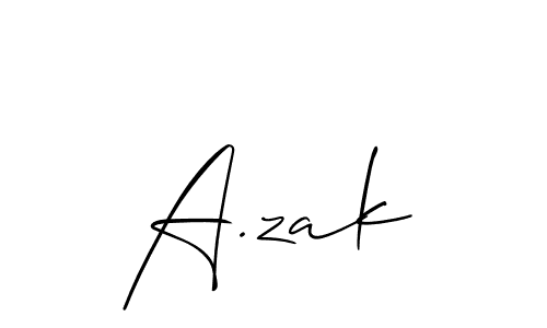 See photos of A.zak official signature by Spectra . Check more albums & portfolios. Read reviews & check more about Allison_Script font. A.zak signature style 2 images and pictures png