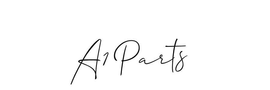 A1 Parts  stylish signature style. Best Handwritten Sign (Allison_Script) for my name. Handwritten Signature Collection Ideas for my name A1 Parts . A1 Parts  signature style 2 images and pictures png