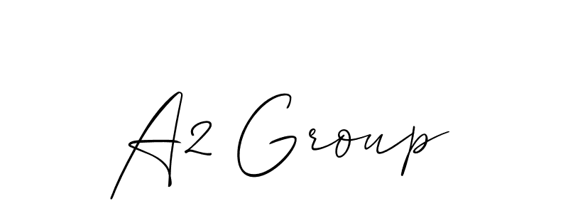 You should practise on your own different ways (Allison_Script) to write your name (A2 Group) in signature. don't let someone else do it for you. A2 Group signature style 2 images and pictures png