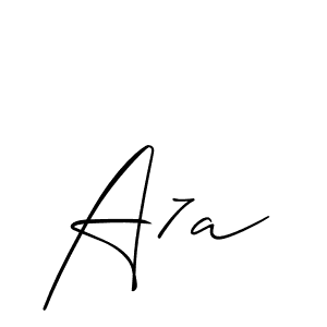 How to make A7a signature? Allison_Script is a professional autograph style. Create handwritten signature for A7a name. A7a signature style 2 images and pictures png