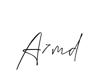 Create a beautiful signature design for name A7md. With this signature (Allison_Script) fonts, you can make a handwritten signature for free. A7md signature style 2 images and pictures png