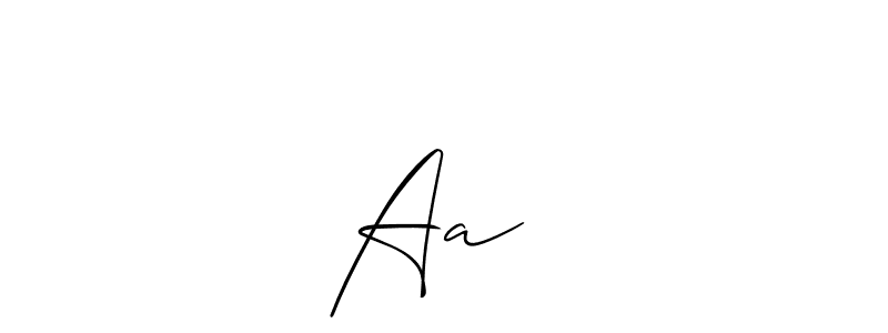 The best way (Allison_Script) to make a short signature is to pick only two or three words in your name. The name Aaभा include a total of six letters. For converting this name. Aaभा signature style 2 images and pictures png