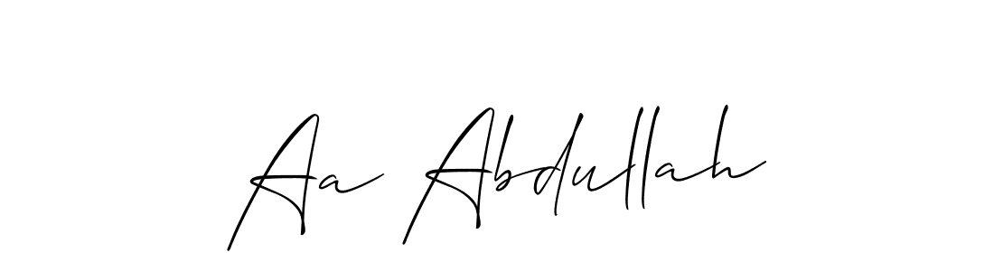 You can use this online signature creator to create a handwritten signature for the name Aa Abdullah. This is the best online autograph maker. Aa Abdullah signature style 2 images and pictures png
