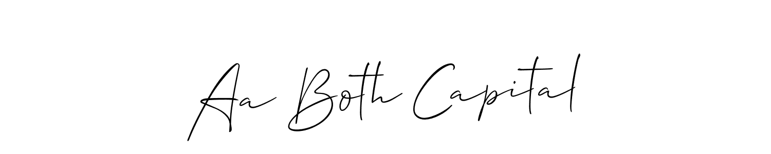 Make a beautiful signature design for name Aa Both Capital. Use this online signature maker to create a handwritten signature for free. Aa Both Capital signature style 2 images and pictures png