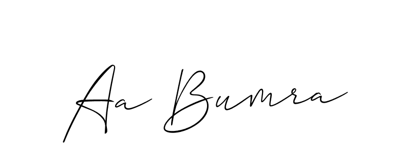 You can use this online signature creator to create a handwritten signature for the name Aa Bumra. This is the best online autograph maker. Aa Bumra signature style 2 images and pictures png