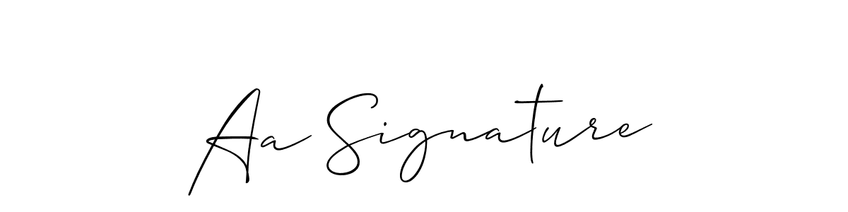 Allison_Script is a professional signature style that is perfect for those who want to add a touch of class to their signature. It is also a great choice for those who want to make their signature more unique. Get Aa Signature name to fancy signature for free. Aa Signature signature style 2 images and pictures png