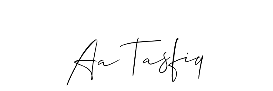 Make a beautiful signature design for name Aa Tasfiq. Use this online signature maker to create a handwritten signature for free. Aa Tasfiq signature style 2 images and pictures png