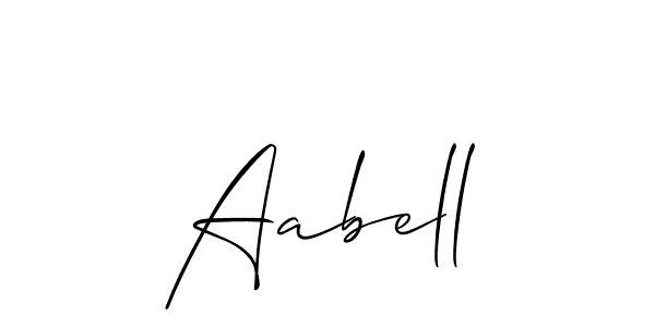 The best way (Allison_Script) to make a short signature is to pick only two or three words in your name. The name Aabell include a total of six letters. For converting this name. Aabell signature style 2 images and pictures png