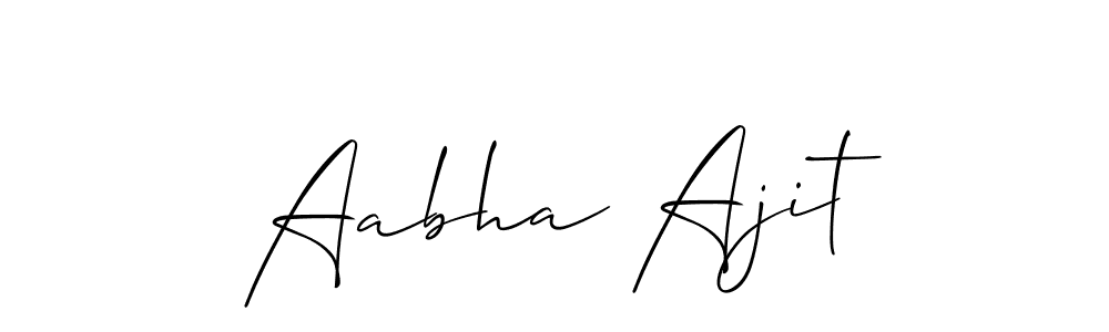 You can use this online signature creator to create a handwritten signature for the name Aabha Ajit. This is the best online autograph maker. Aabha Ajit signature style 2 images and pictures png