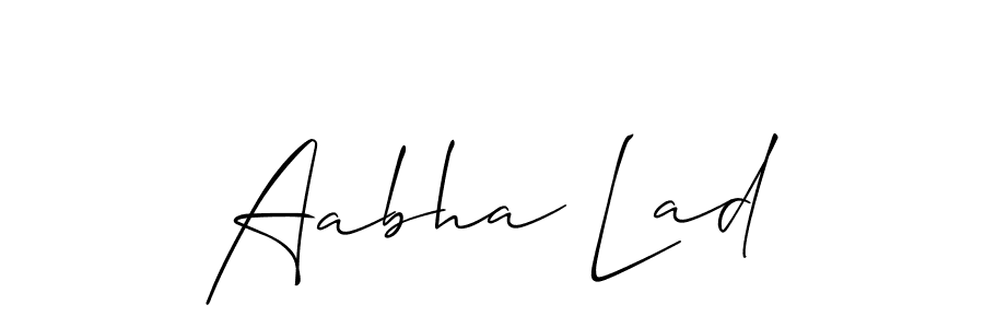 How to Draw Aabha Lad signature style? Allison_Script is a latest design signature styles for name Aabha Lad. Aabha Lad signature style 2 images and pictures png