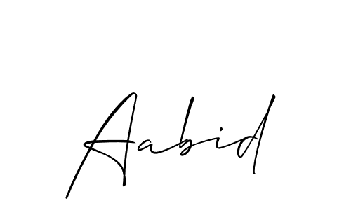 if you are searching for the best signature style for your name Aabid. so please give up your signature search. here we have designed multiple signature styles  using Allison_Script. Aabid signature style 2 images and pictures png