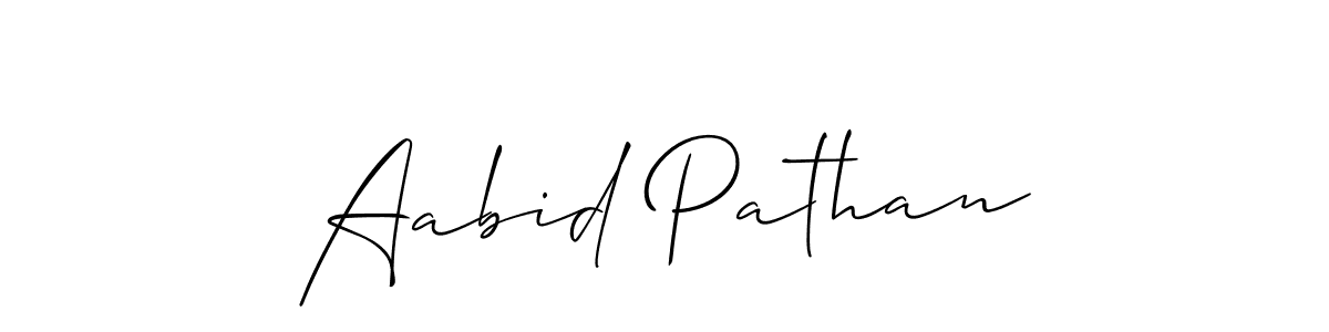 Similarly Allison_Script is the best handwritten signature design. Signature creator online .You can use it as an online autograph creator for name Aabid Pathan. Aabid Pathan signature style 2 images and pictures png