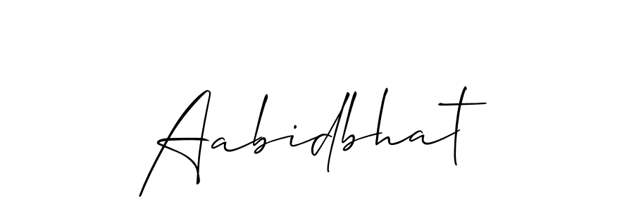 Once you've used our free online signature maker to create your best signature Allison_Script style, it's time to enjoy all of the benefits that Aabidbhat name signing documents. Aabidbhat signature style 2 images and pictures png