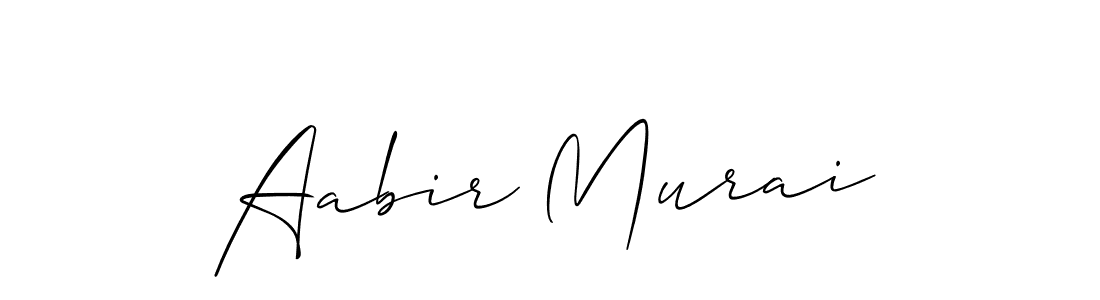 Allison_Script is a professional signature style that is perfect for those who want to add a touch of class to their signature. It is also a great choice for those who want to make their signature more unique. Get Aabir Murai name to fancy signature for free. Aabir Murai signature style 2 images and pictures png
