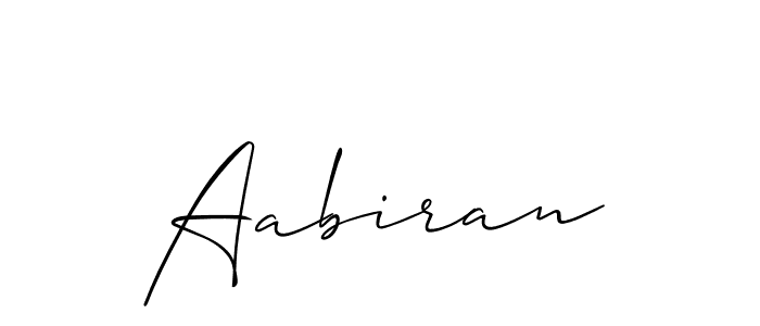 How to Draw Aabiran signature style? Allison_Script is a latest design signature styles for name Aabiran. Aabiran signature style 2 images and pictures png