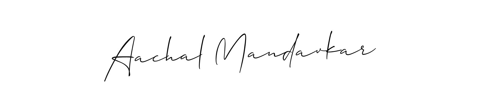 Once you've used our free online signature maker to create your best signature Allison_Script style, it's time to enjoy all of the benefits that Aachal Mandavkar name signing documents. Aachal Mandavkar signature style 2 images and pictures png