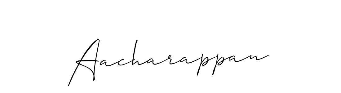 Aacharappan stylish signature style. Best Handwritten Sign (Allison_Script) for my name. Handwritten Signature Collection Ideas for my name Aacharappan. Aacharappan signature style 2 images and pictures png