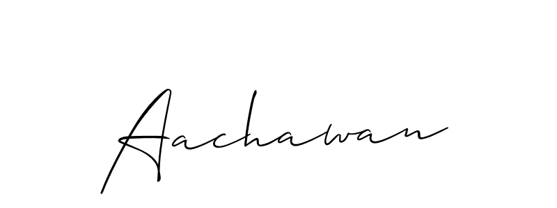 You can use this online signature creator to create a handwritten signature for the name Aachawan. This is the best online autograph maker. Aachawan signature style 2 images and pictures png