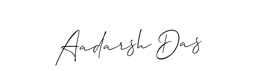 Use a signature maker to create a handwritten signature online. With this signature software, you can design (Allison_Script) your own signature for name Aadarsh Das. Aadarsh Das signature style 2 images and pictures png