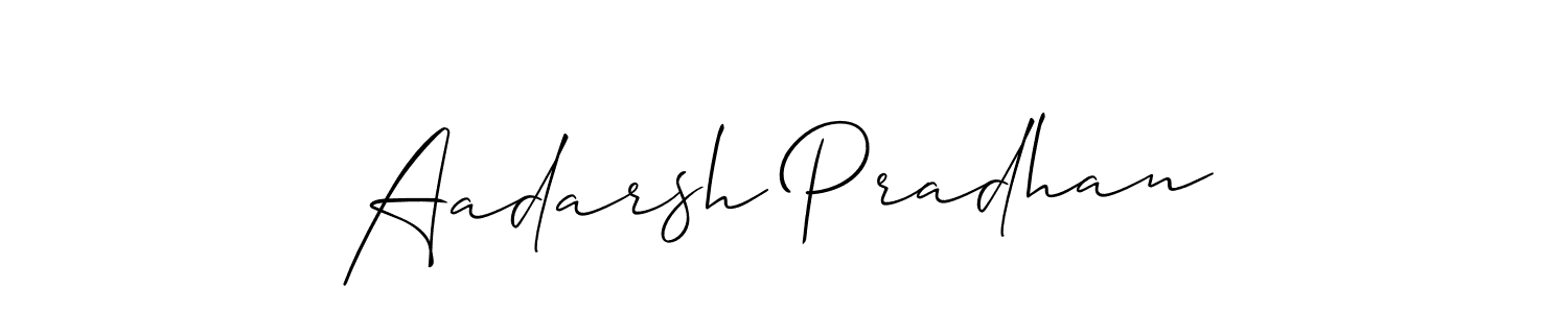 See photos of Aadarsh Pradhan official signature by Spectra . Check more albums & portfolios. Read reviews & check more about Allison_Script font. Aadarsh Pradhan signature style 2 images and pictures png