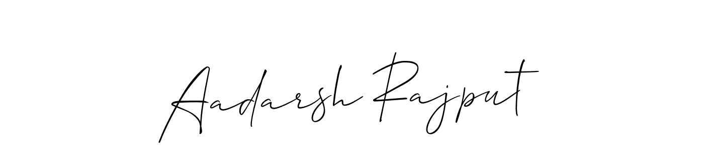 Also we have Aadarsh Rajput name is the best signature style. Create professional handwritten signature collection using Allison_Script autograph style. Aadarsh Rajput signature style 2 images and pictures png