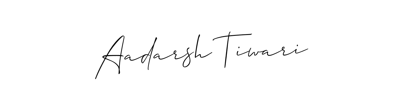 It looks lik you need a new signature style for name Aadarsh Tiwari. Design unique handwritten (Allison_Script) signature with our free signature maker in just a few clicks. Aadarsh Tiwari signature style 2 images and pictures png